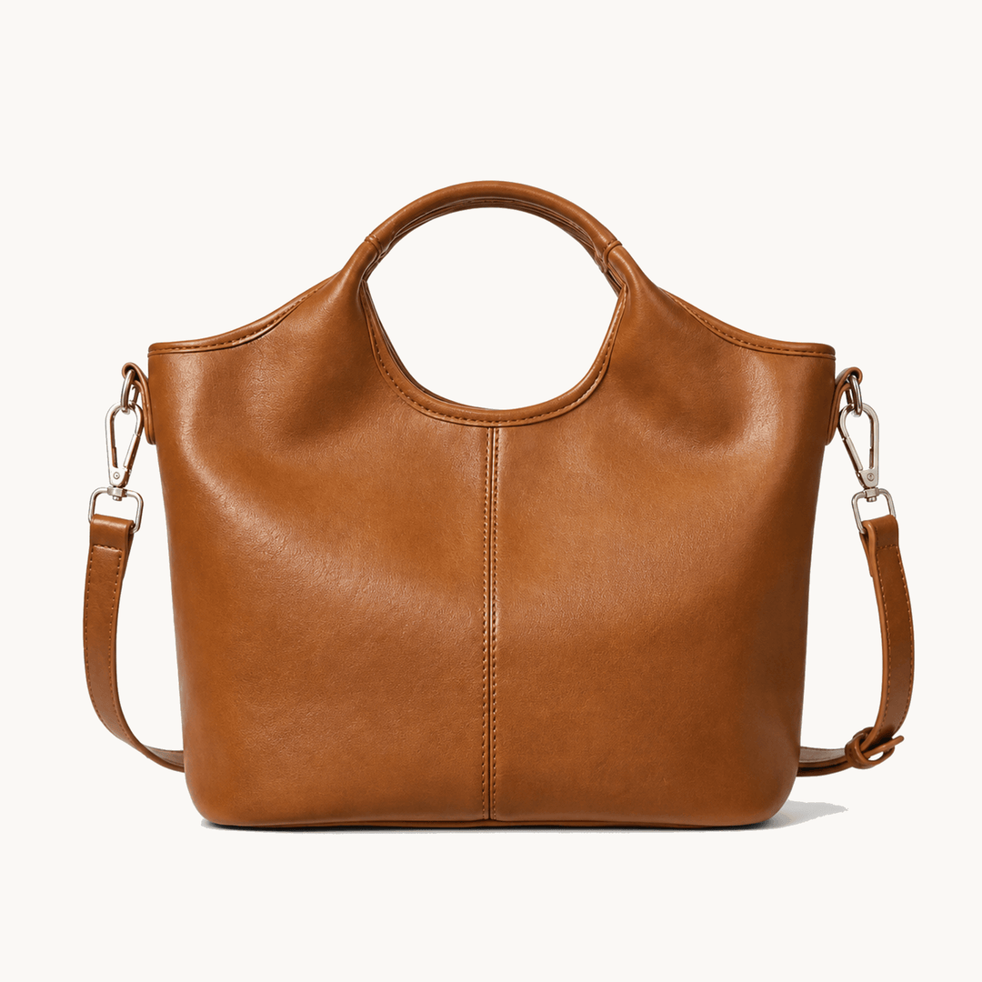 Halona™ – Sculpted Soft Leather Tote