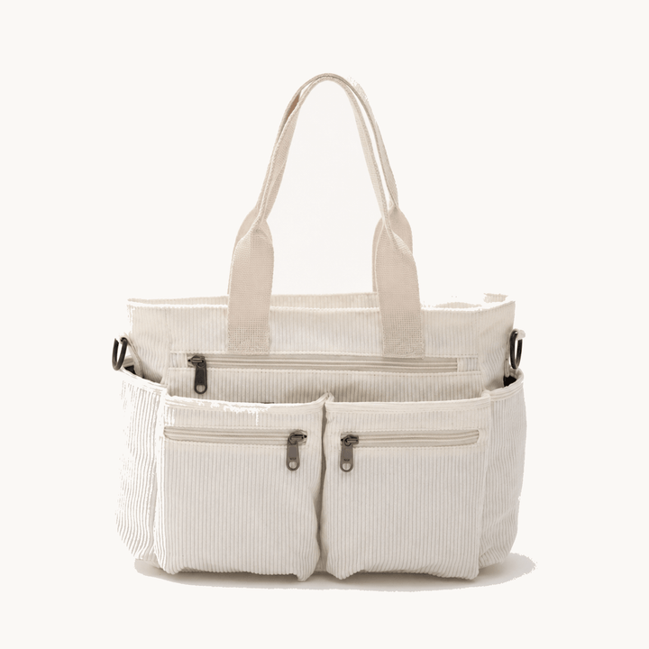 Lunavia™ - Corduroy Utility Tote with 6 Pockets
