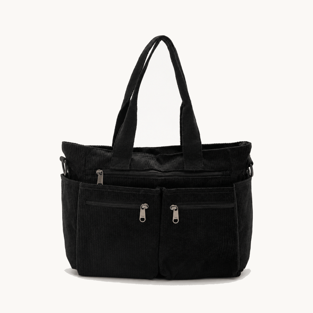 Lunavia™ - Corduroy Utility Tote with 6 Pockets