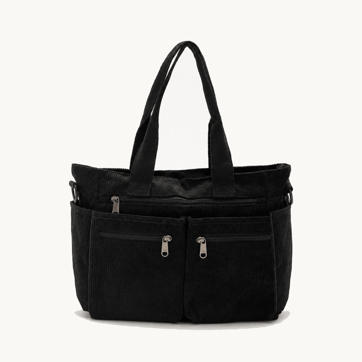 Lunavia™ - Corduroy Utility Tote with 6 Pockets