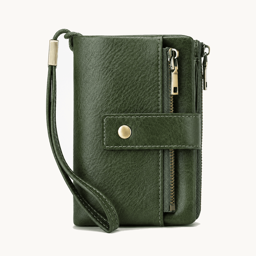 Veluna™ Long Wallet with Phone Pocket and Wrist Strap