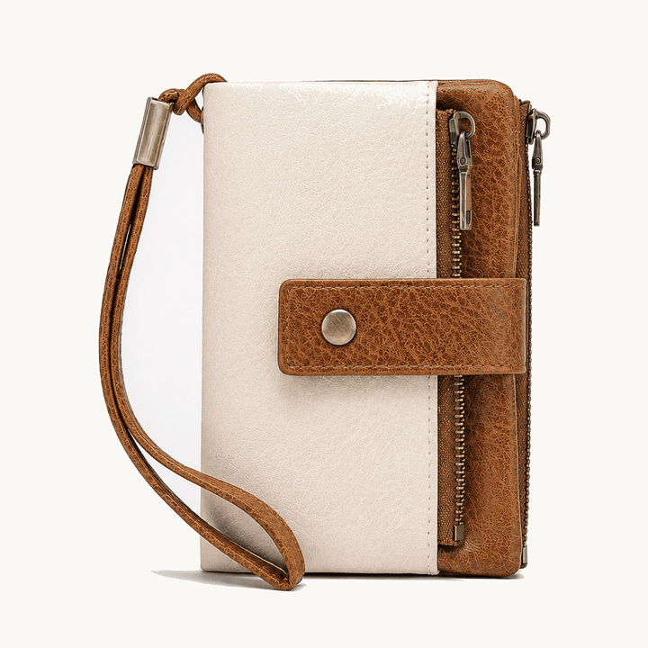 Veluna™ Long Wallet with Phone Pocket and Wrist Strap