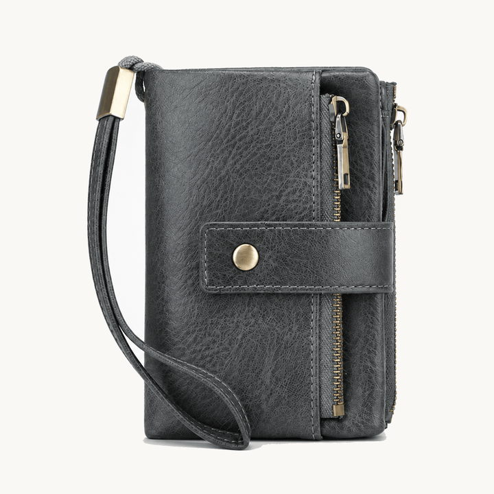 Veluna™ Long Wallet with Phone Pocket and Wrist Strap