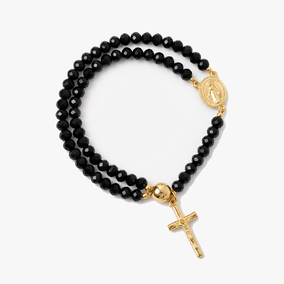 Belluna™ – Double Wrap Rosary Bracelet