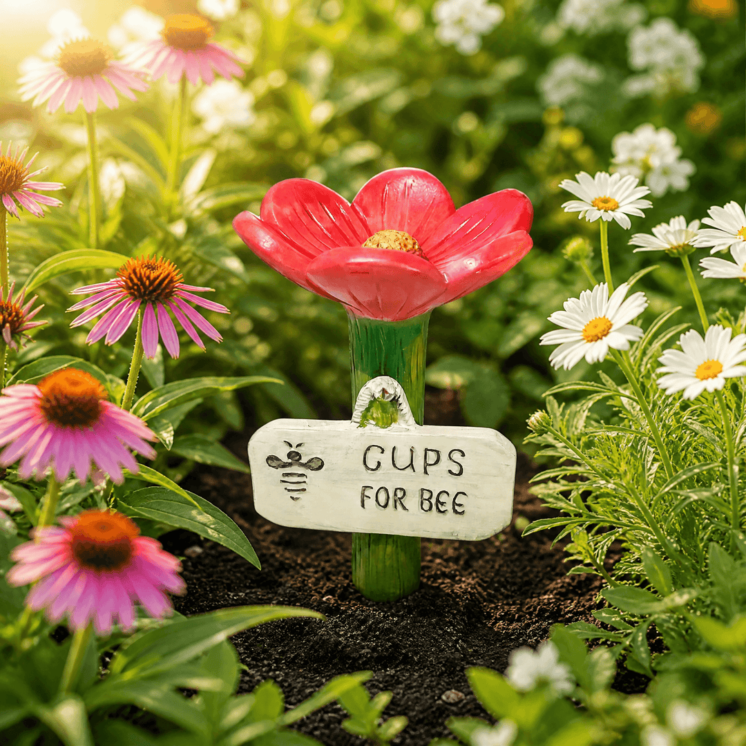 Bloomsip – Flower Shaped Bee Watering Station