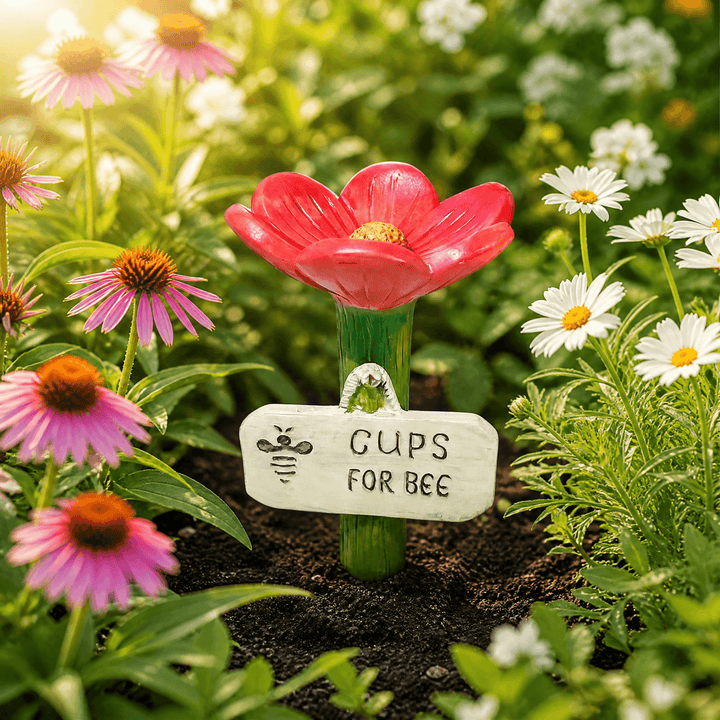 Bloomsip – Flower Shaped Bee Watering Station