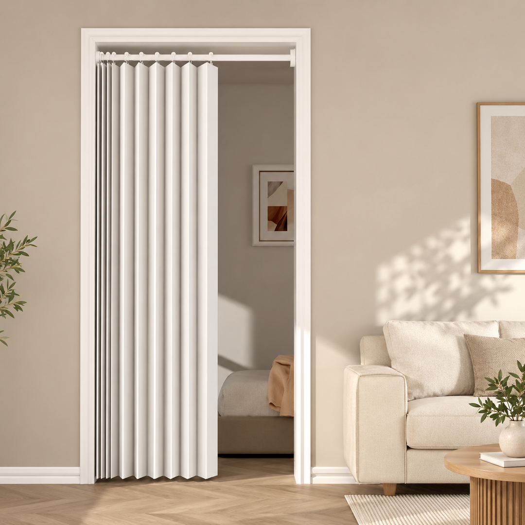 Pleatwell – Accordion Pleated Doorway Curtain