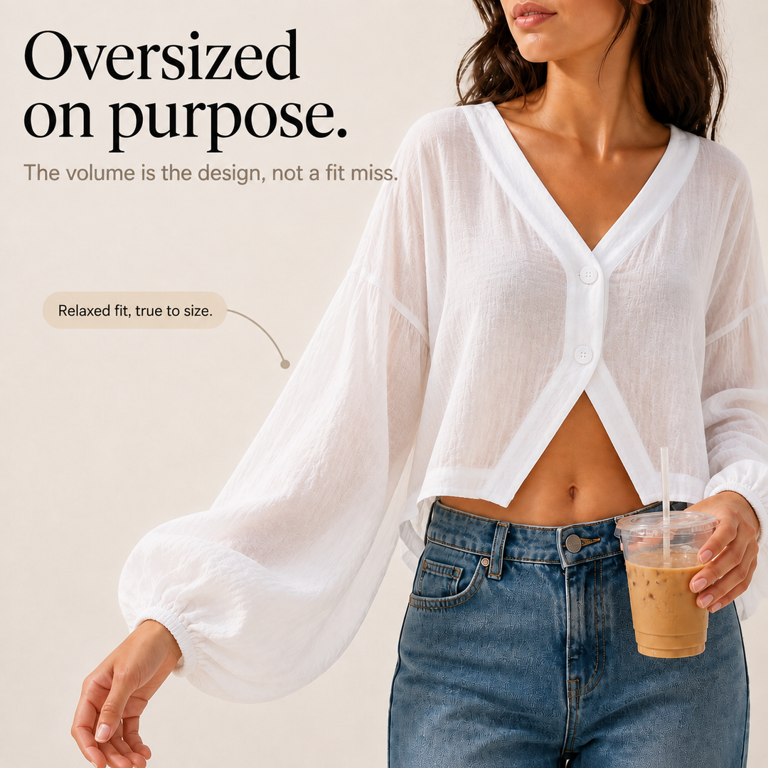 Cruvella – Sheer Layer That Covers Arms Without The Heat