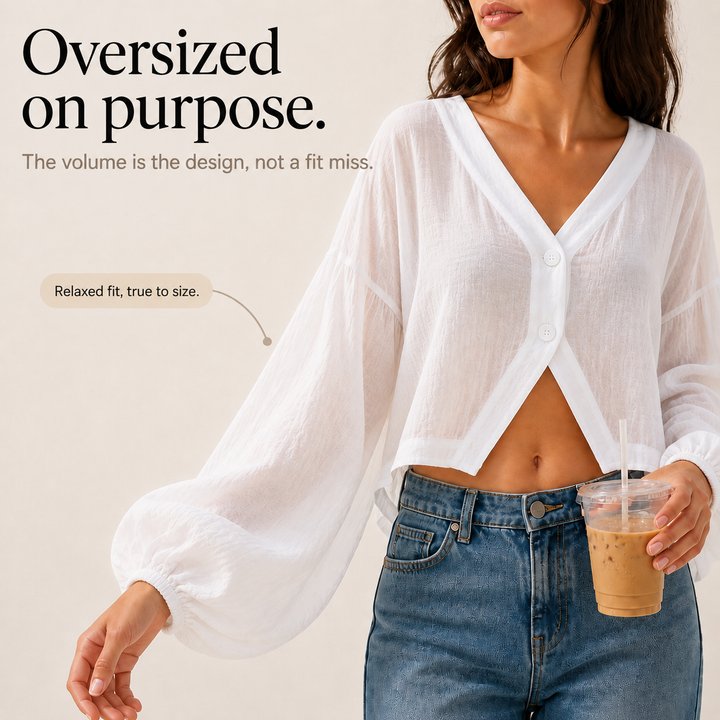 Cruvella – Sheer Layer That Covers Arms Without The Heat