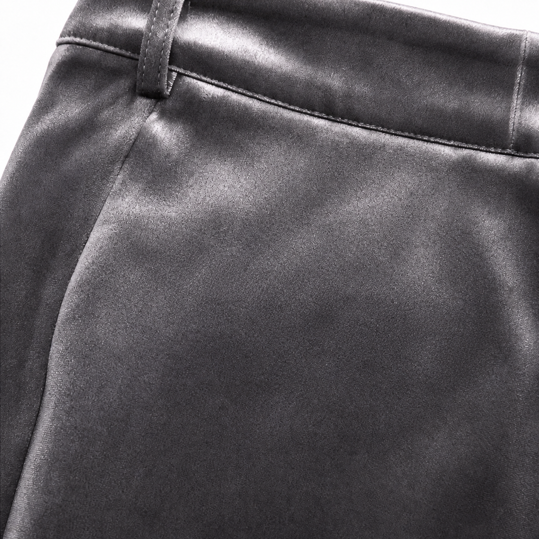 Wearbella – Velvet High-Waisted Wide-Leg Trousers