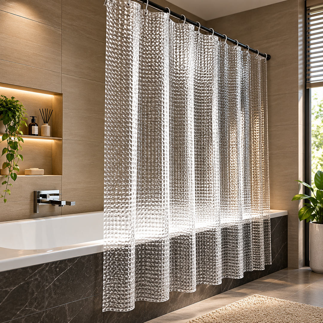 Dryhaven – 3D Embossed Shower Curtain