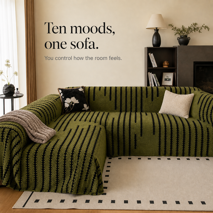 Snugstay – Plush Non-Slip Stretch Sofa Cover