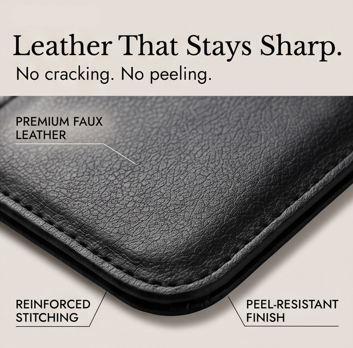 Carden™ – Retractable Faux Leather Badge Holder