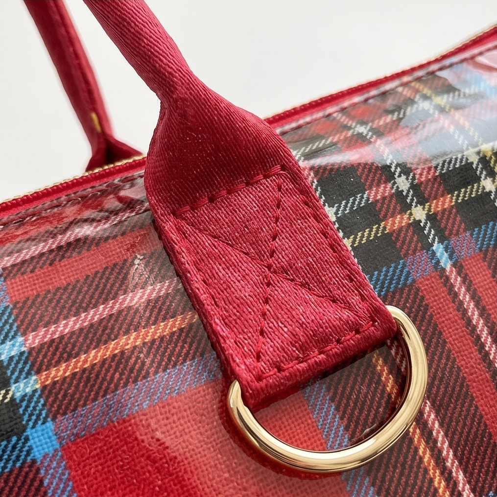 Carroway™ Glossy Checkered Tote Bag