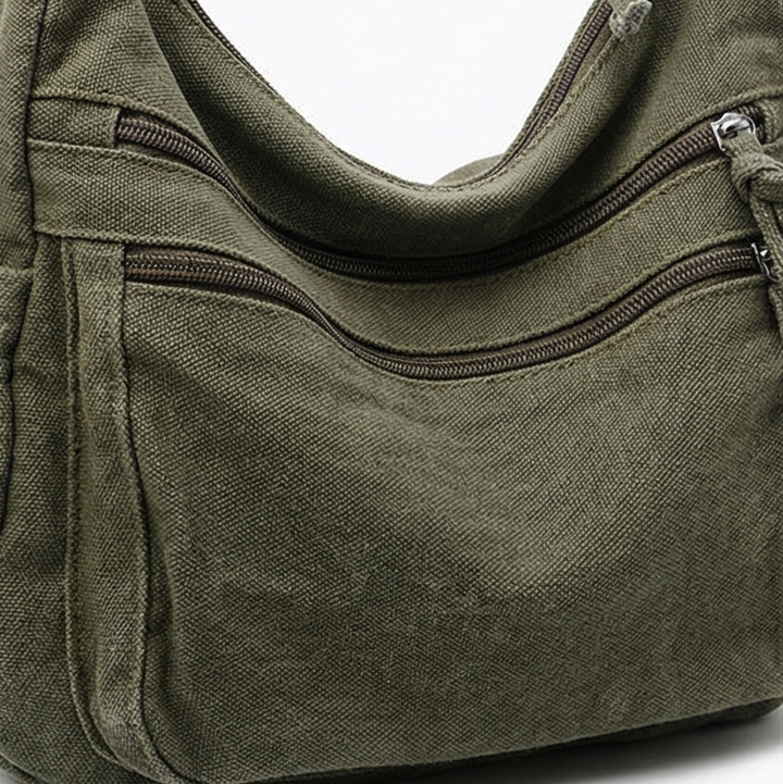 Carvia™ Washed Canvas Everyday Hobo Bag