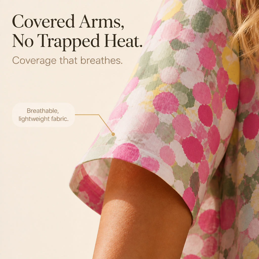 Wearbella – Midi Dress That Covers Arms, Never Overheats