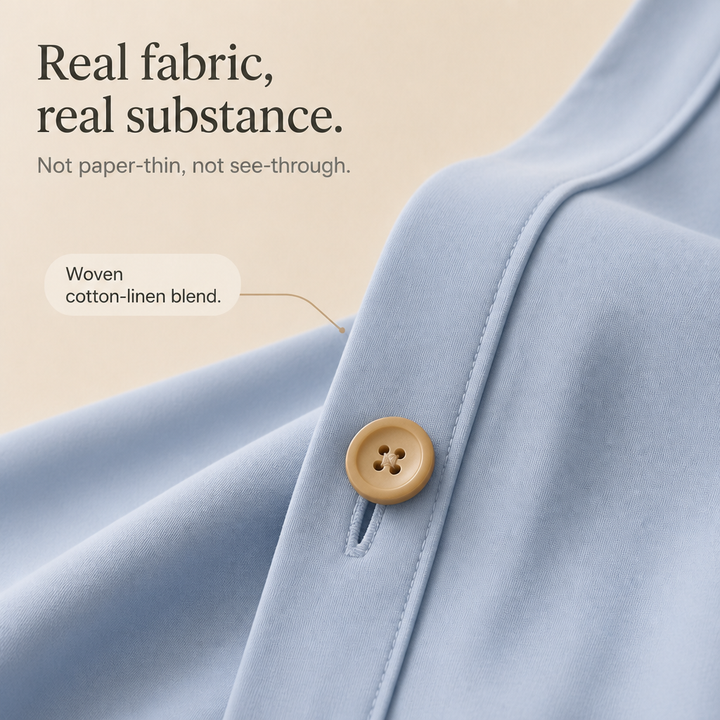 Drapelle – Breathable Knit V-Neck Cardigan