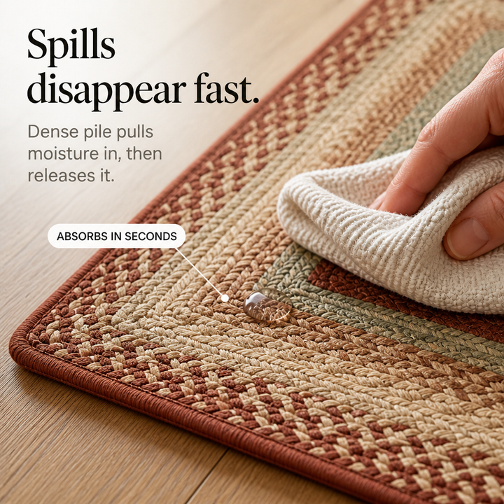 Wovella – Woven Non-Slip Kitchen Runner Rug (2-pack)
