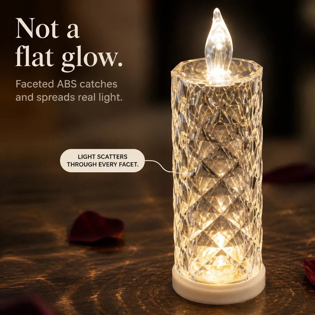 Crystella – Crystal-Look LED Flameless Candle