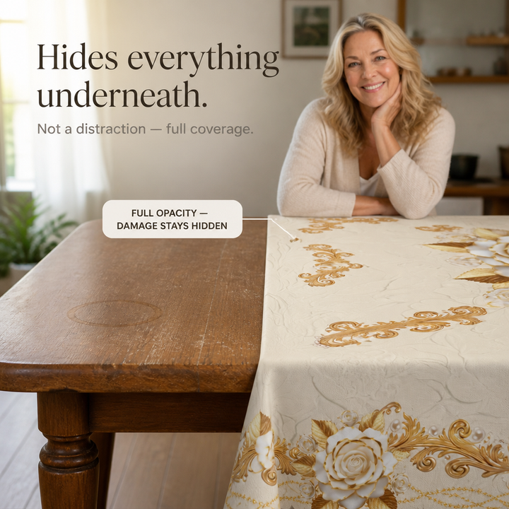 Everlace – Waterproof Rose Gold Tablecloth