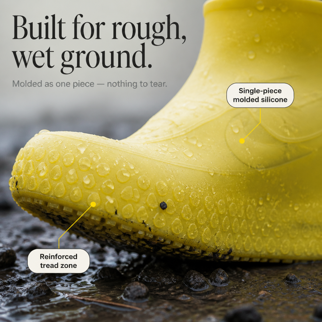 Drysole – Seamless Stretch Silicone Waterproof Shoe Cover