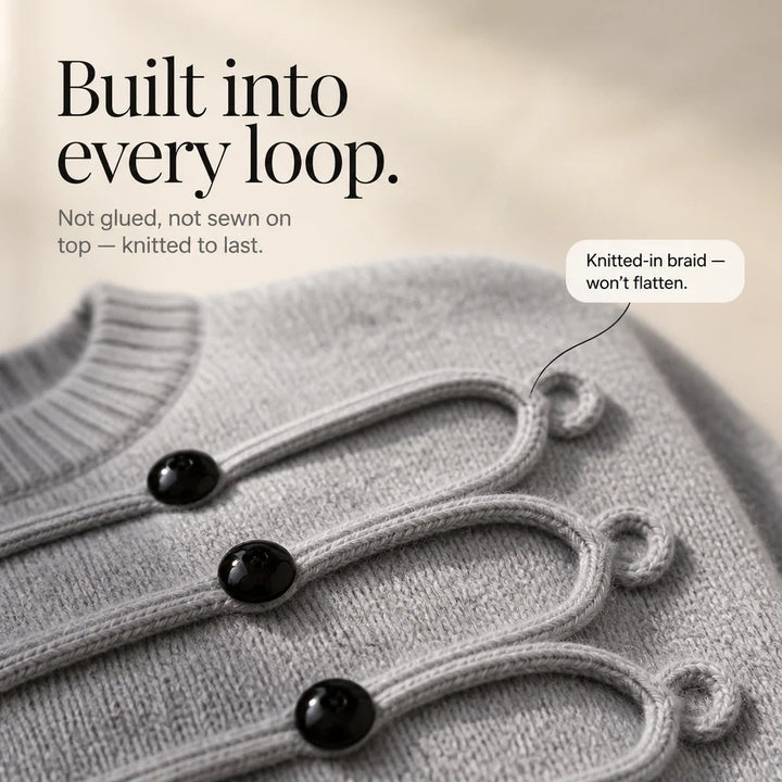 Cabledelle – Braided Crew-Neck Sweater