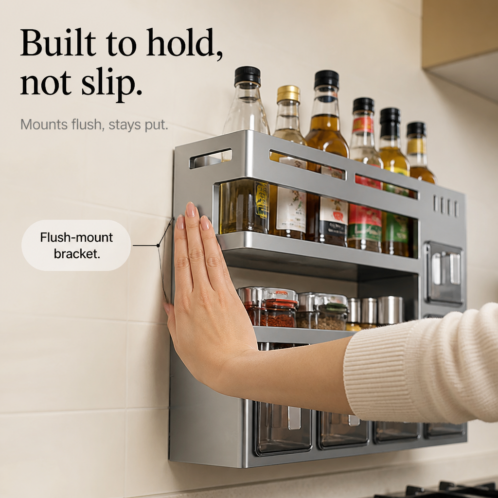 Drynest – Anti-Rust Sealed Sliding Drawer Wall Rack
