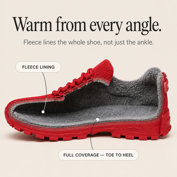 Warmstep – Fleece-Lined Air-Channel Winter Sneakers