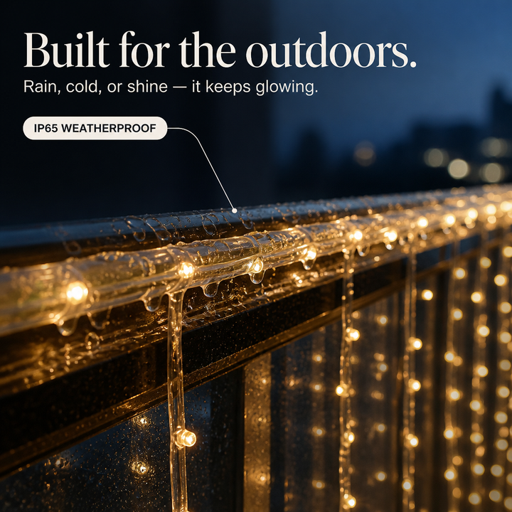 Glowveil – App-Controlled LED Curtain Lights