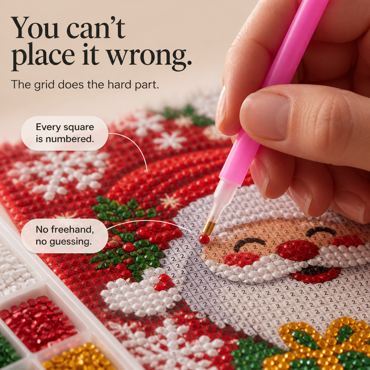 Stockcraft – Diamond Painting Christmas Stocking Kit