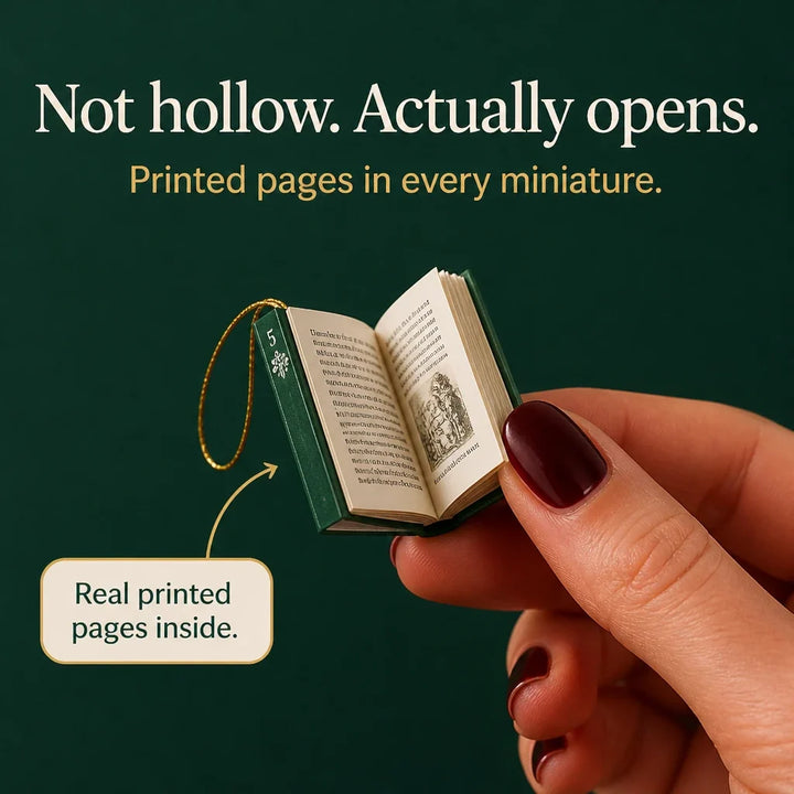 Little Library Advent – Miniature Book Advent Calendar