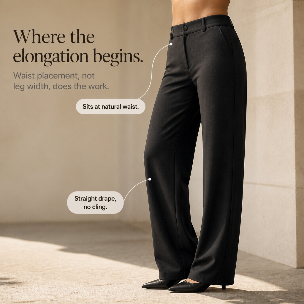 Wearbella – High-Waisted Fluid Wide-Leg Trousers