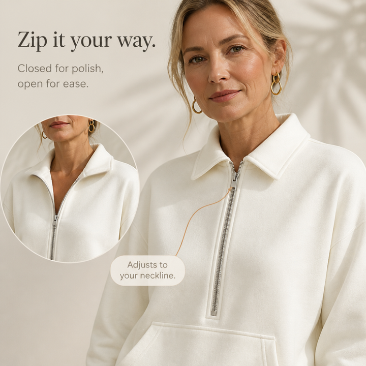 Easolde – Half-Zip Collar Lounge Set