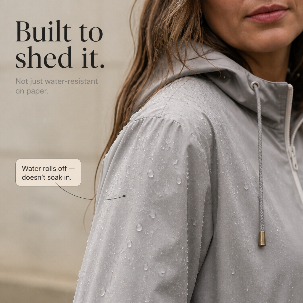 Rainelle – Fitted Waterproof Everyday Rain Jacket
