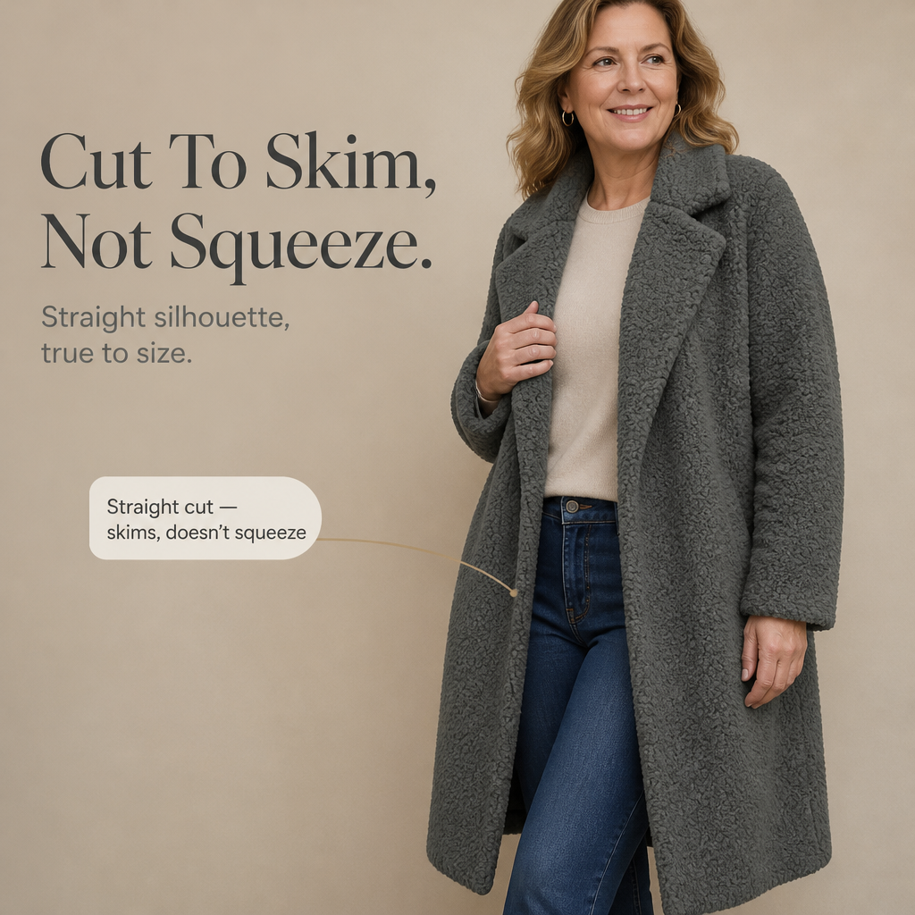 Veloura – Long Teddy Coat