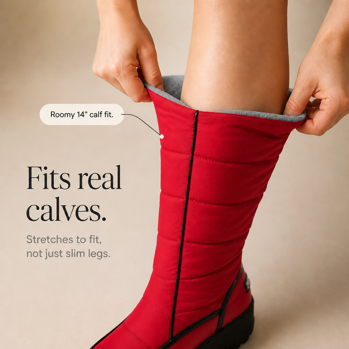 Wearbella – Faux Fur-Lined Knee-High Pull-On Boots