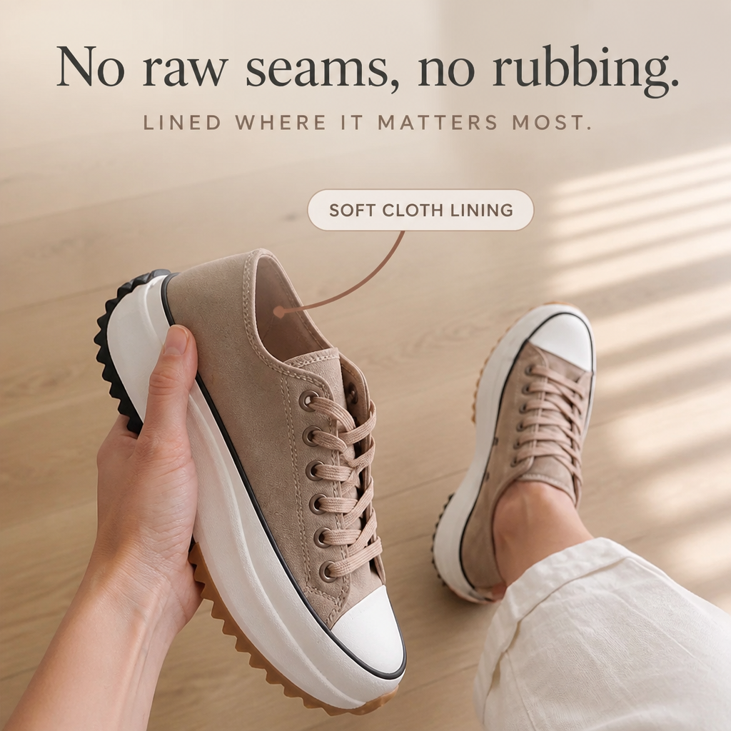 Bettina – Platform Lace-Up Sneakers