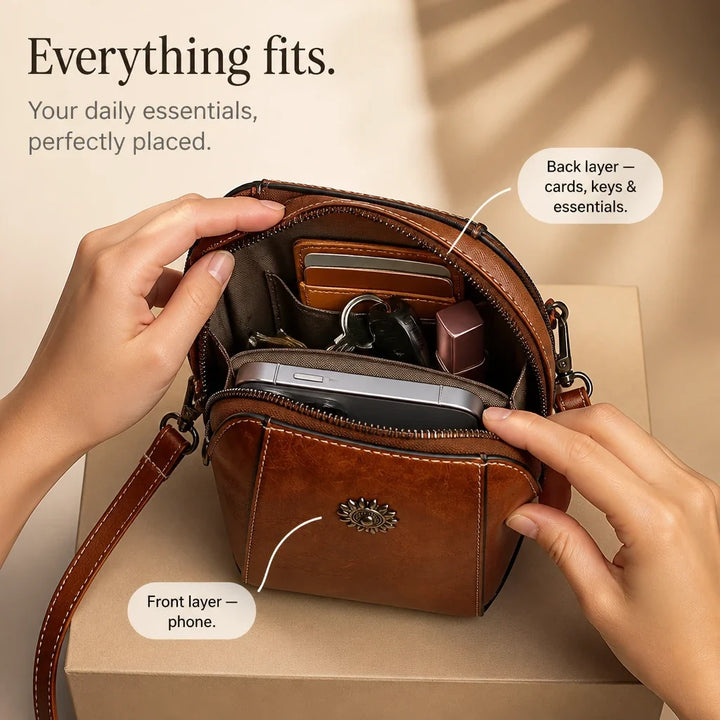 Waxelle – Vintage-Style Mini Crossbody Bag