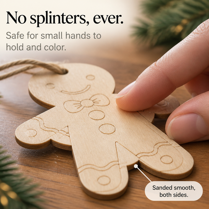 Twigletta – Paint-Your-Own Wooden Ornament Kit