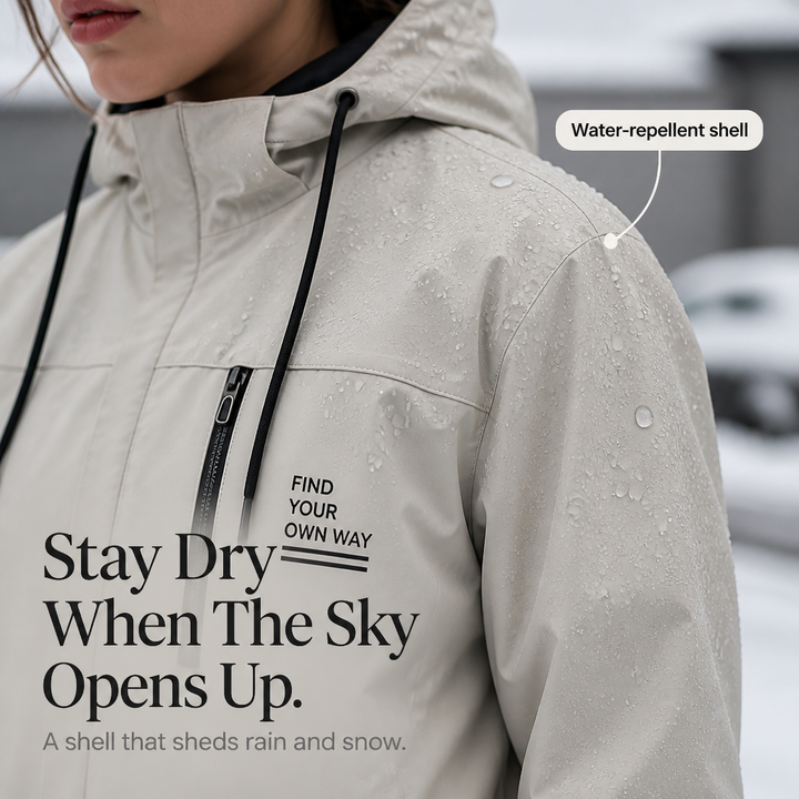 Trailhaven – Fleece-Lined Detachable Hood Windbreaker