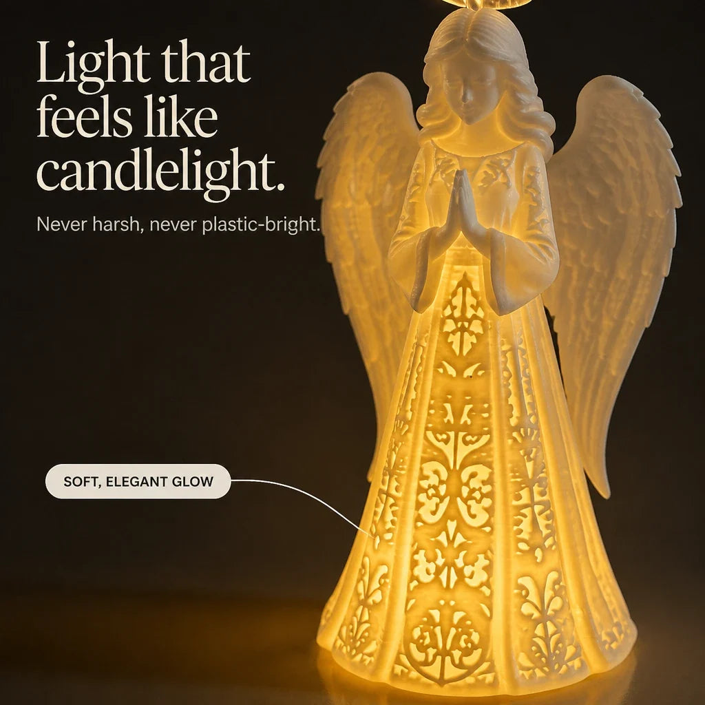 Everglow Angel – Glowing Christmas Angel Decoration