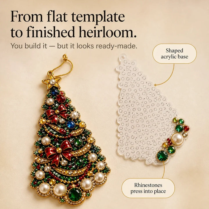 TwinkleTidings – Rhinestone Christmas Ornament Craft Kit