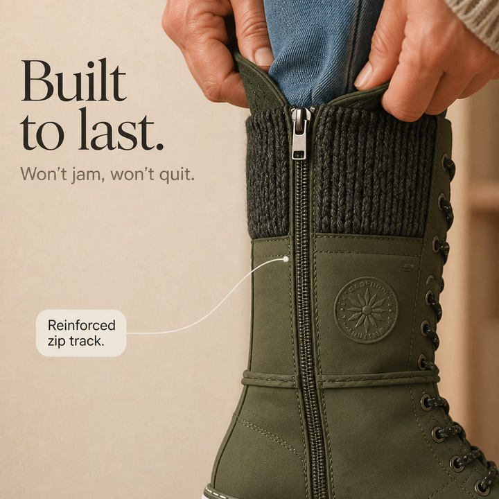 Snowbella – Knee-High Side-Zip Winter Boots