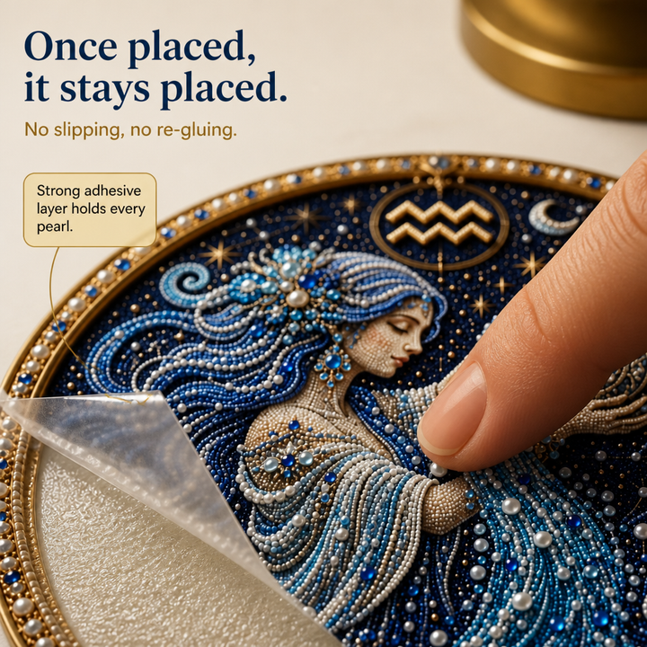 Pearlume – 3D Pearl Zodiac Mosaic Art Kit