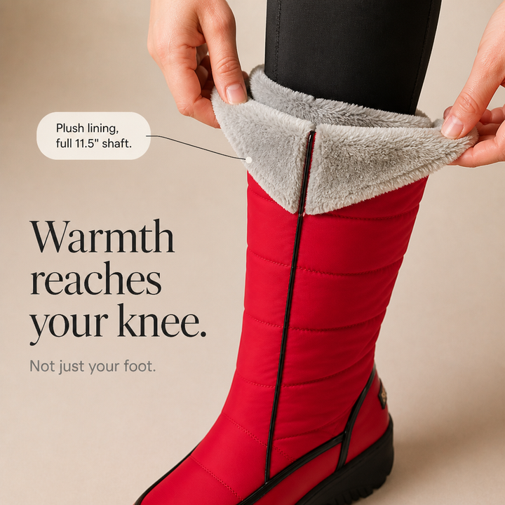 Wearbella – Faux Fur-Lined Knee-High Pull-On Boots