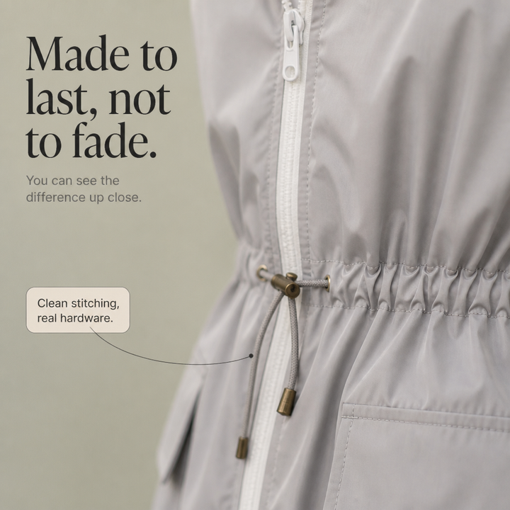 Rainelle – Fitted Waterproof Everyday Rain Jacket