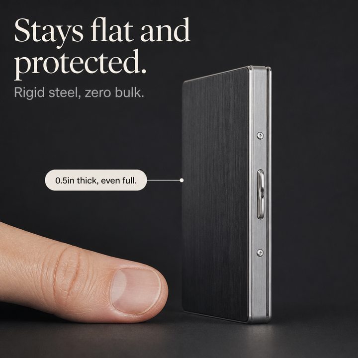 CardVault – Slim Compartment Wallet