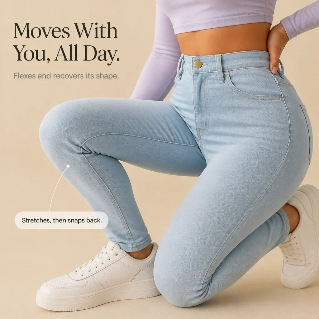 FormaFlex – High-Waisted Stretch Skinny Jeans