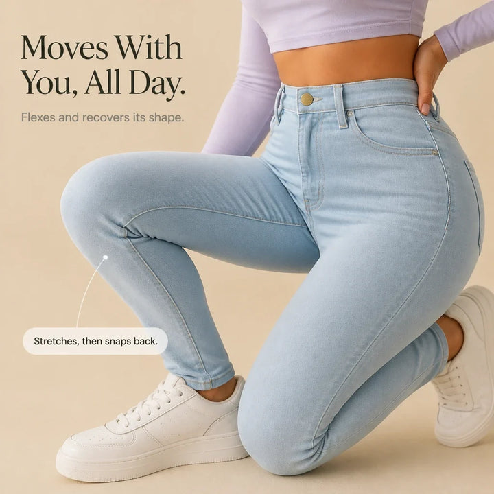 FormaFlex – High-Waisted Stretch Skinny Jeans