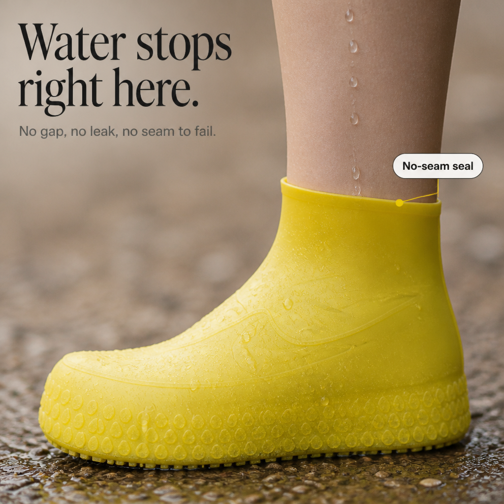 Drysole – Seamless Stretch Silicone Waterproof Shoe Cover